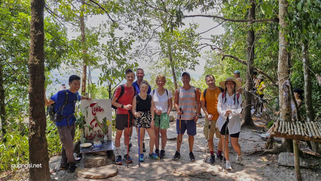 a group of people posing for a photo