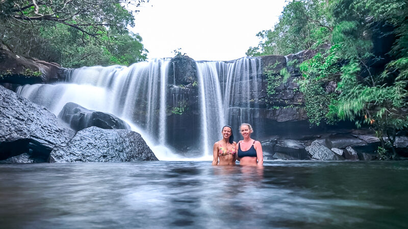 Swimming in Suoi Da Ngon
